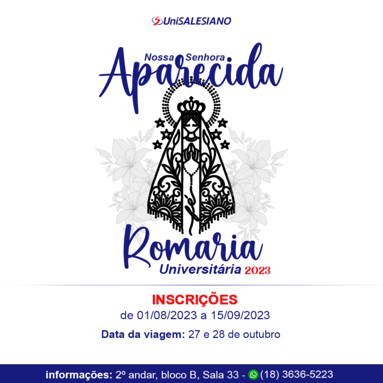 Romaria a Aparecida está com inscrições abertas até o dia 15 de setembro