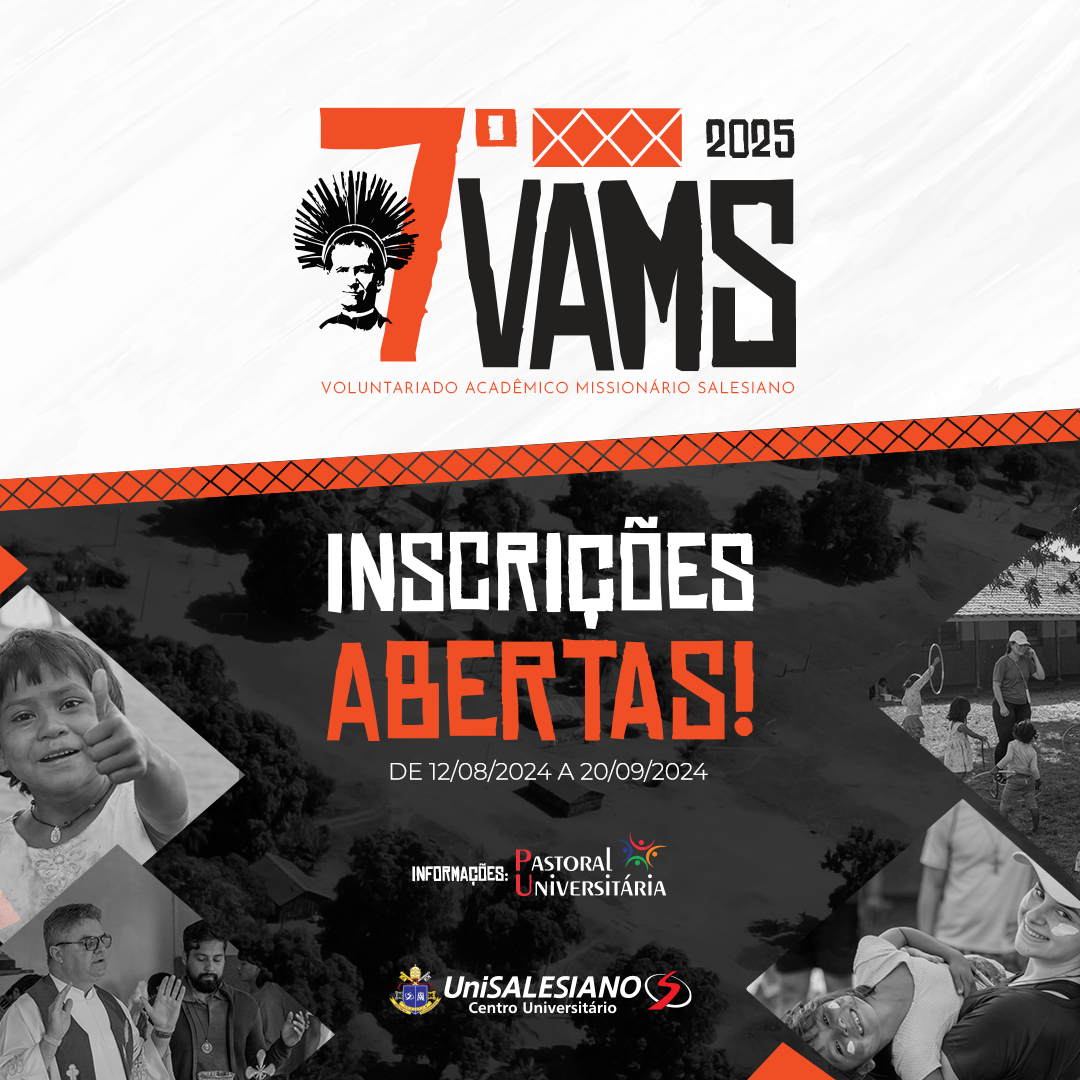 Inscrições para a 7ª edição do VAMS acontecem até o dia 20 de setembro