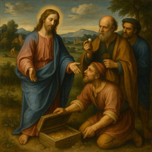 30/07 – O Reino dos céus é como um tesouro escondido no campo.