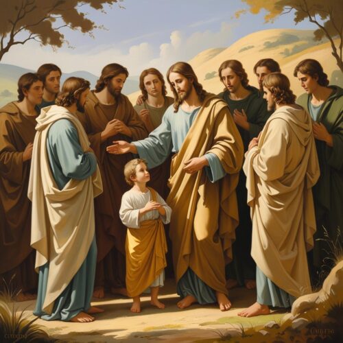 12/08 – Quem se faz pequeno como esta criança, este é o maior do Reino dos Céus.