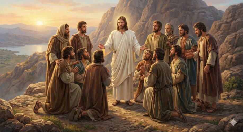 .23/01 – Então Jesus designou Doze, para que ficassem com ele e para enviá-los a pregar…