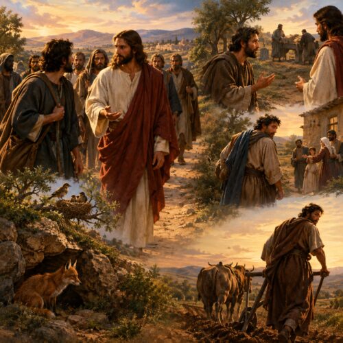 30/09 – Quem põe a mão no arado e olha para trás não está apto para o Reino de Deus.
